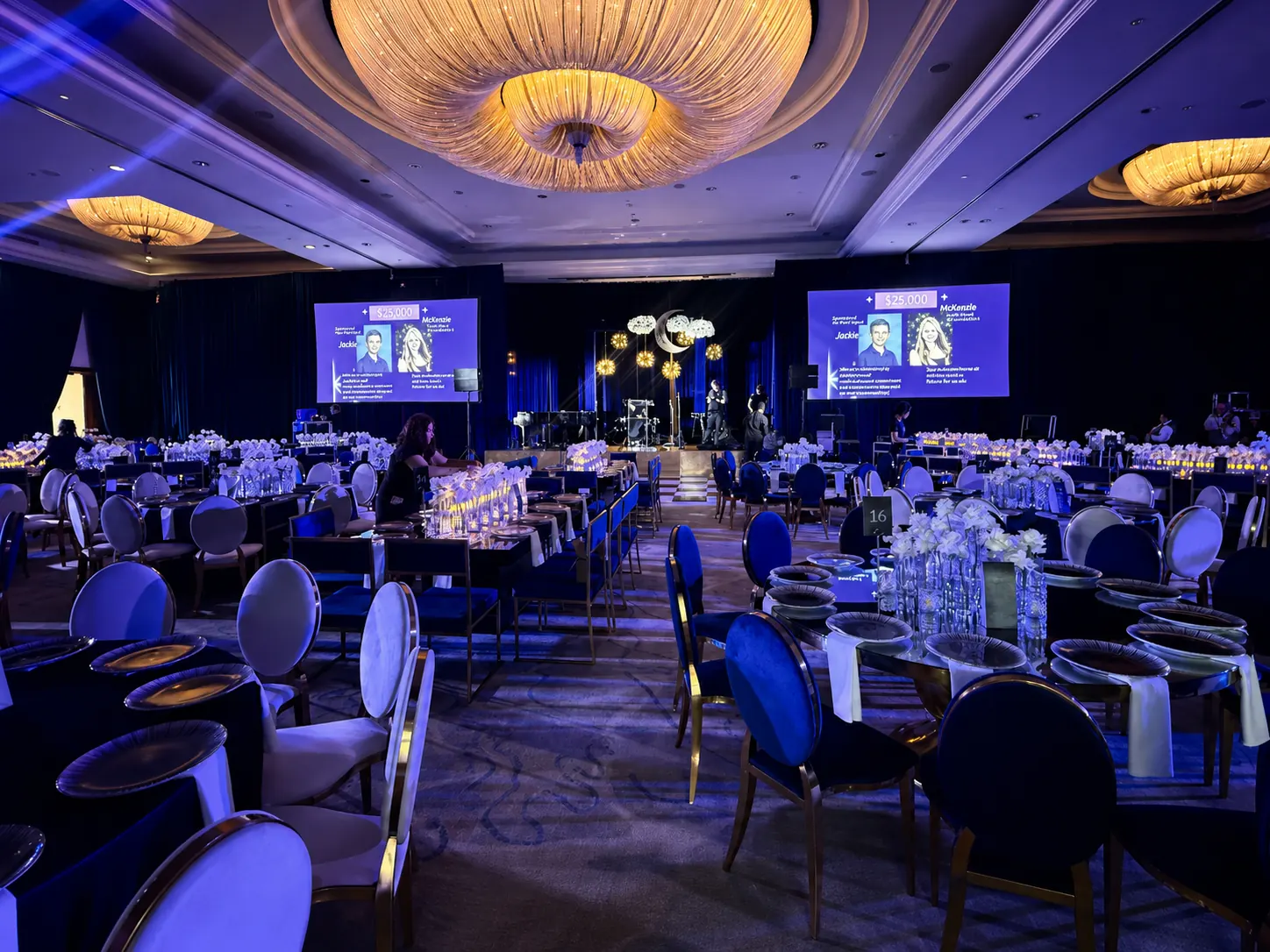 Ballroom production control booth